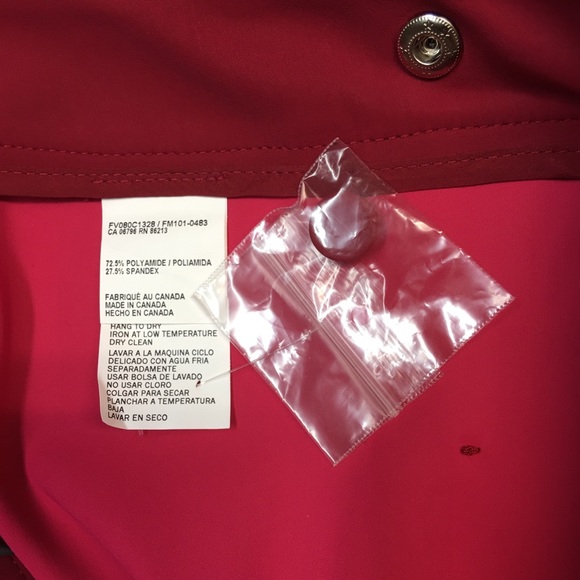 Brand New TRISTAN A-Line Skirt with double buttons in red Sz 2 - Picture 4 of 8